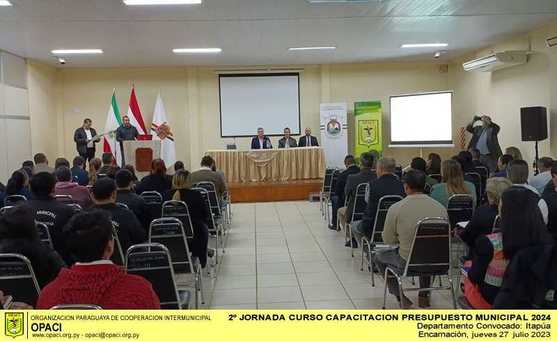 Segunda Jornada Presupuesto Municipal 2024 - OPACI
