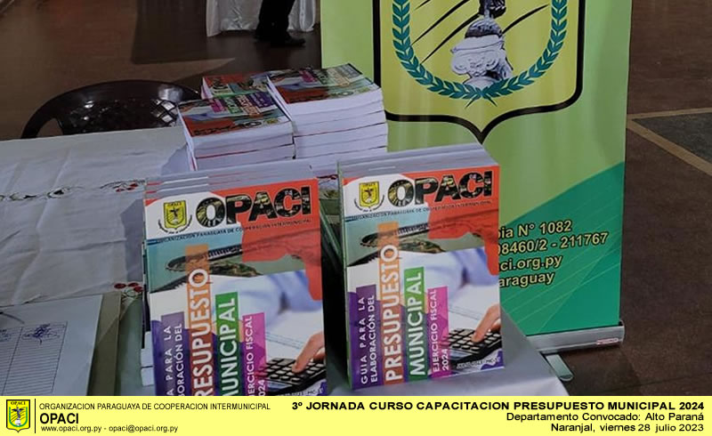 Tercera Jornada Presupuesto Municipal 2024 - OPACI