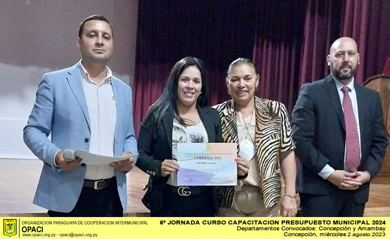Sexta Jornada Presupuesto Municipal 2024 - OPACI