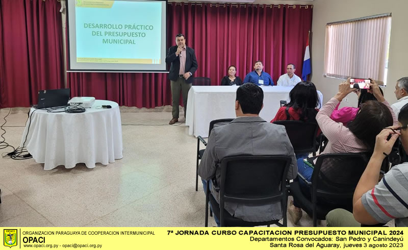 Séptima Jornada Presupuesto Municipal 2024 - OPACI